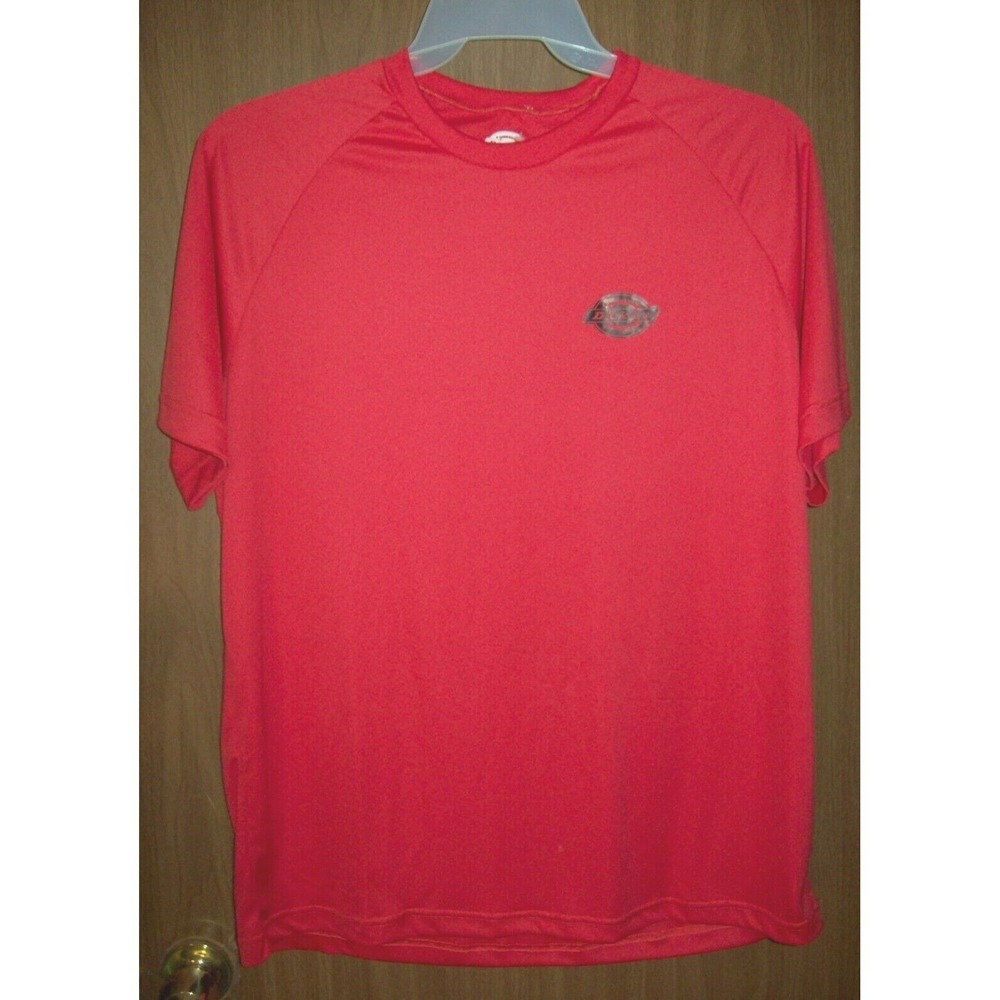 Nwot Men's Dickies Athletic Active T-Shirt Large, Moisture Wick, Red